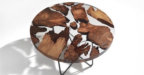 Cet architecte italien utilise un bois vieux de 50 000 ans pour concevoir cette table basse au design ultra-stylée