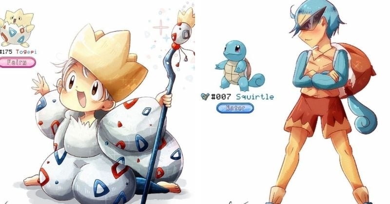 Les Pokémon transformés en humains par un artiste talentueux et on est fans du résultat