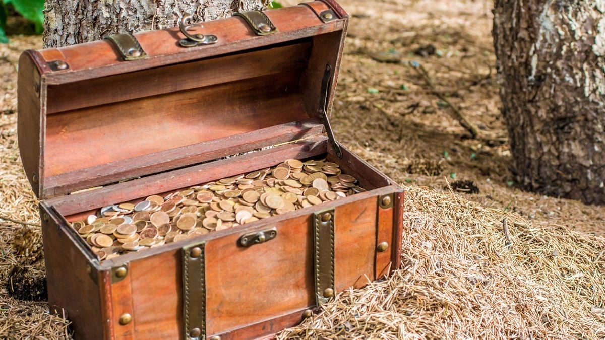 Alors qu'ils se promènent en forêt, ils découvrent un trésor, vieux de 100 ans, d'une valeur de... 300 000 €