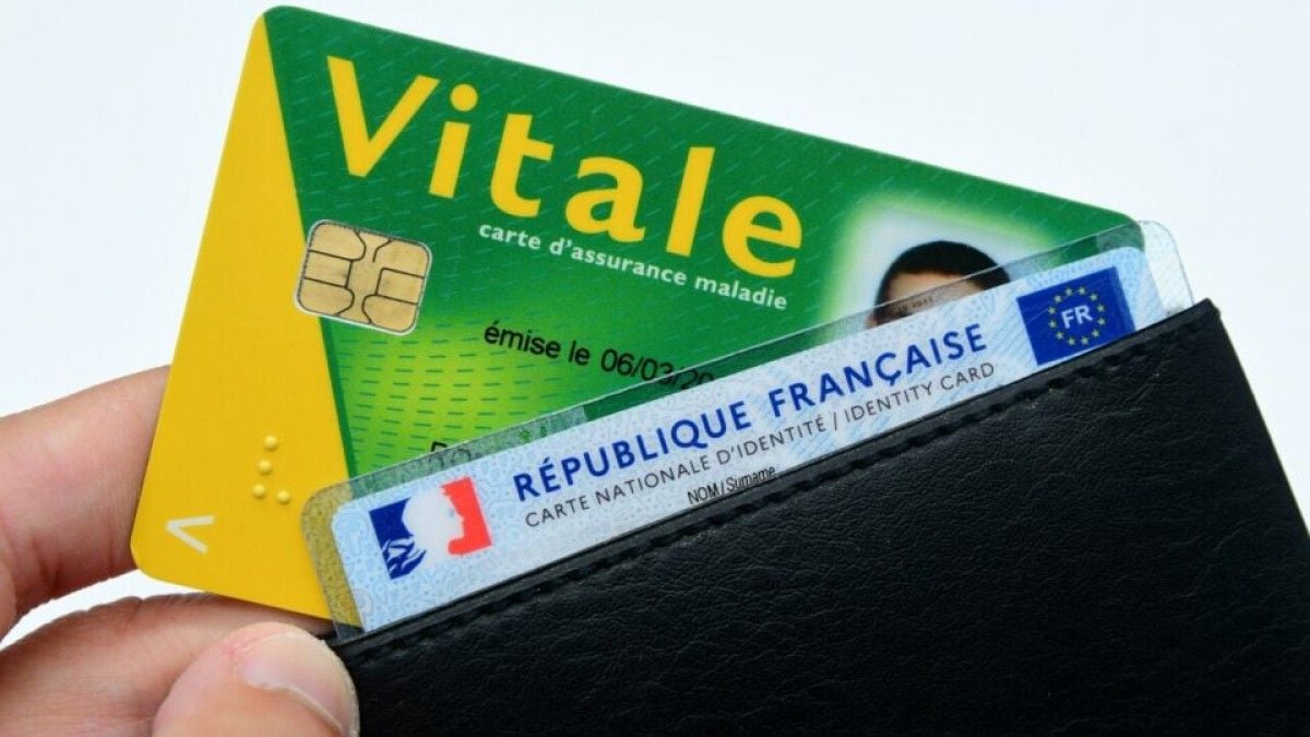 Une carte Vitale