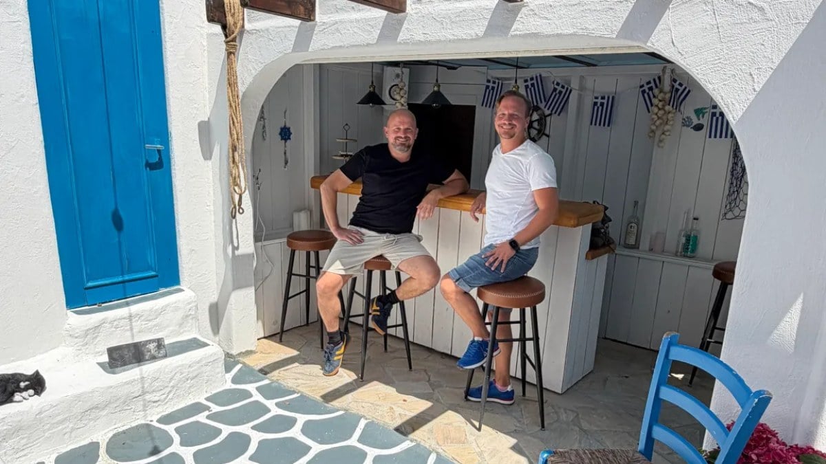 Le bar du village grec