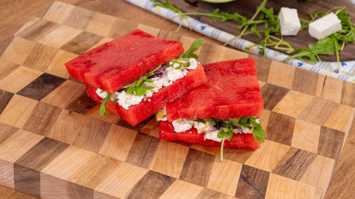 Le meilleur sandwich de l'été ? Croquez vite cette version pastèque-feta...