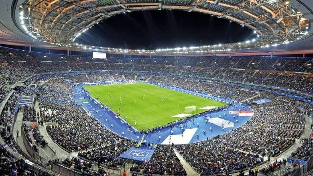 Un match de foot au stade de France