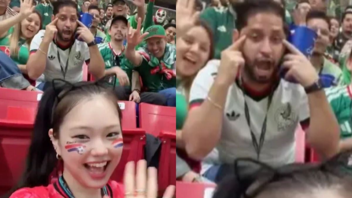 Un supporteur mexicain surpris en flagrant d&eacute;lit de racisme le 12 juin 2026, lors du Mondial de football