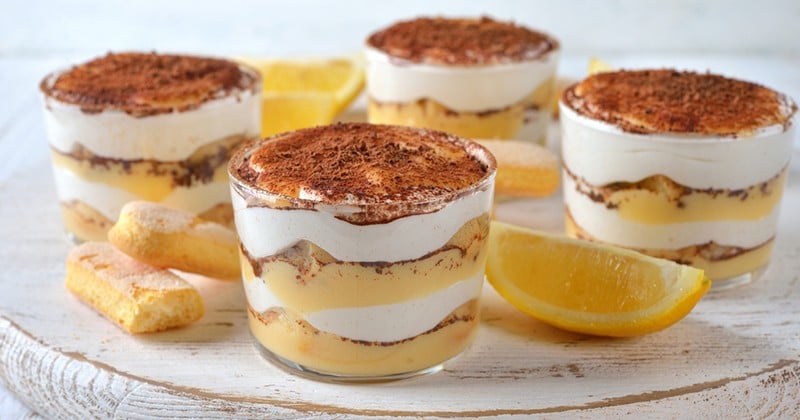 verrine un dessert facile à faire RECETTE facile CITRON🍋 Ramadan