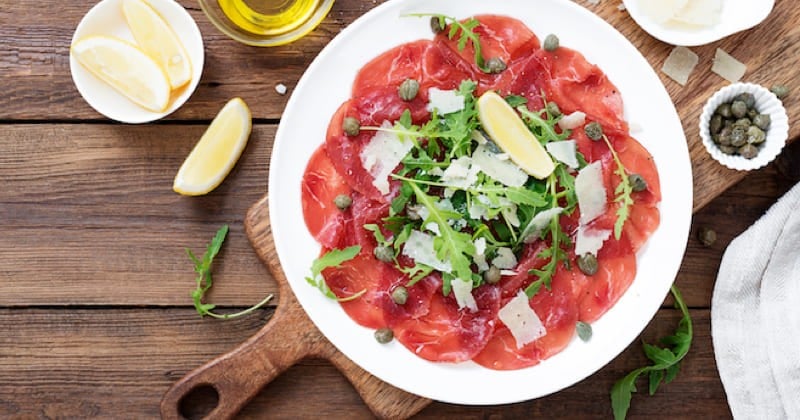 Carpaccio de boeuf