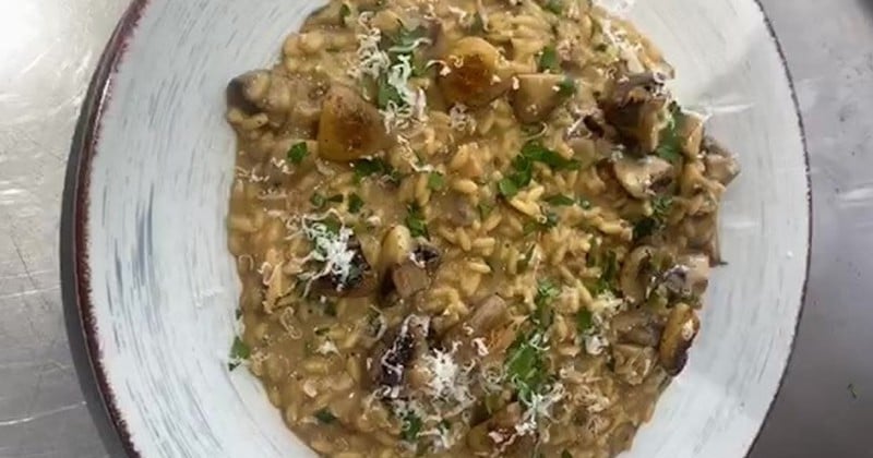 Risotto aux champignons