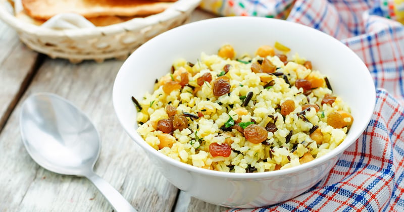 Salade de riz à l'oriental