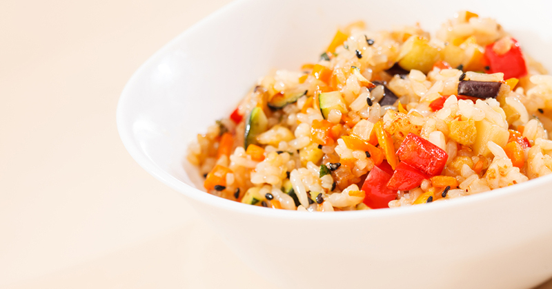 Salade de riz épicé