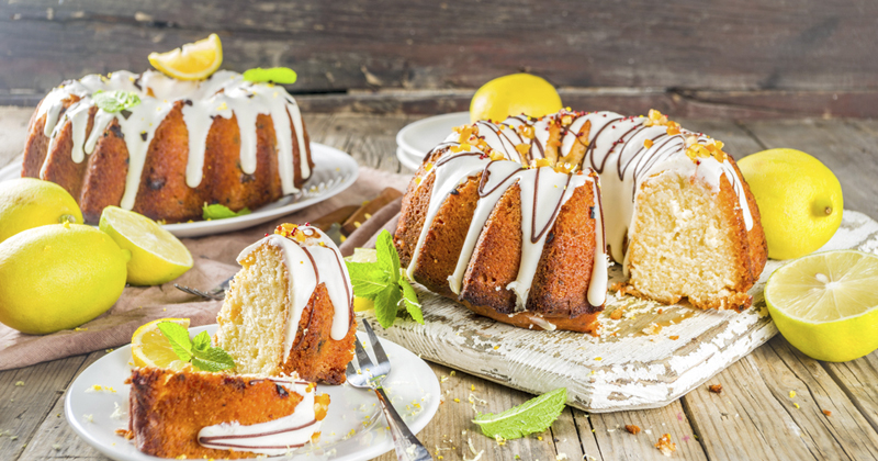 Bundt cake au citron et thé earl grey