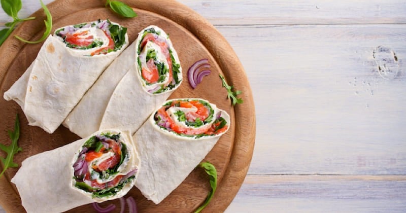 Wraps de saumon 