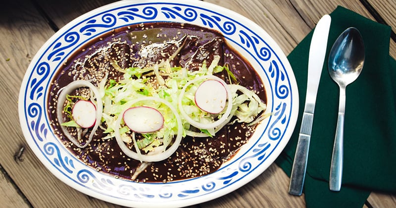 Poulet au mole poblano