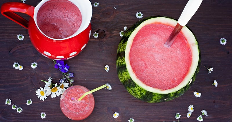 Punch mojito à la pastèque