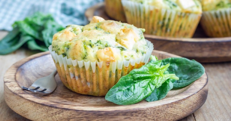 Muffins épinards et feta