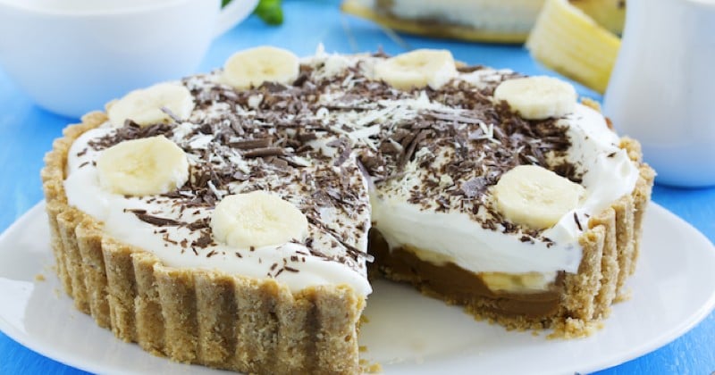 Tarte chocolat banane et ricotta