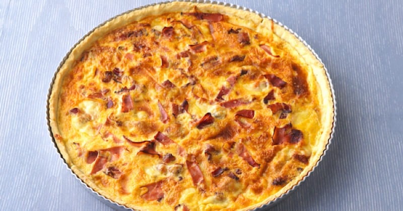 Quiche poireaux et bacon