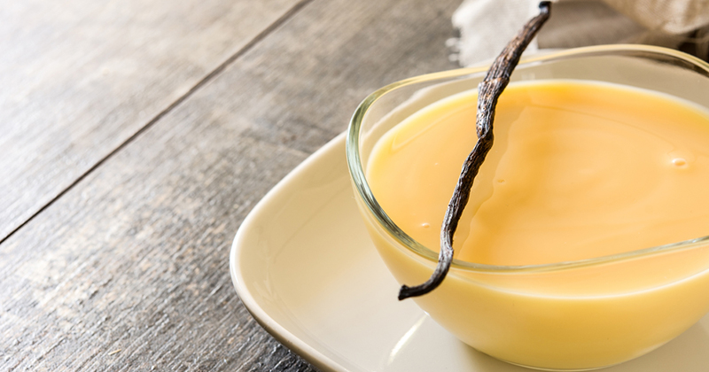 Crème à la vanille et à la cannelle