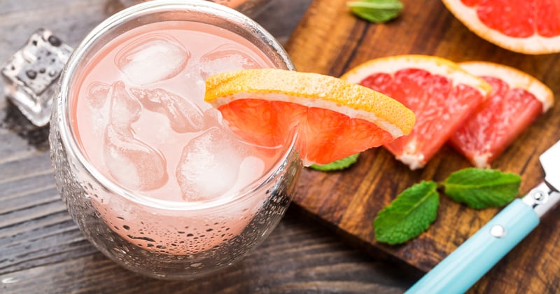 Cocktail au pamplemousse et à la tequila