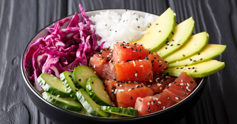 Pokebowl au thon mariné