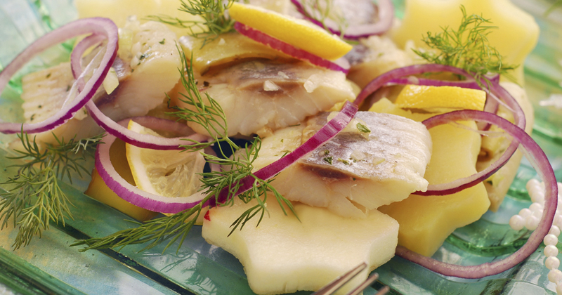 Salade de pommes de terre et harengs