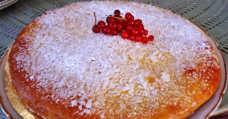 Tarte tropezienne à la framboise