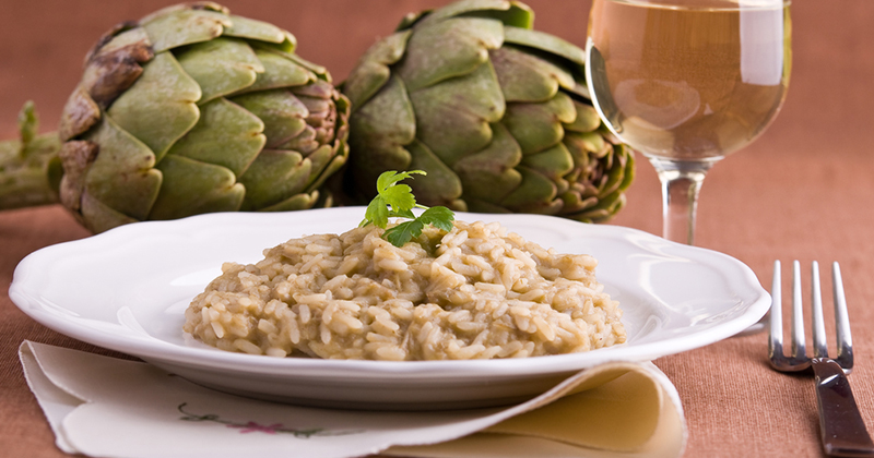 Risotto aux artichauts