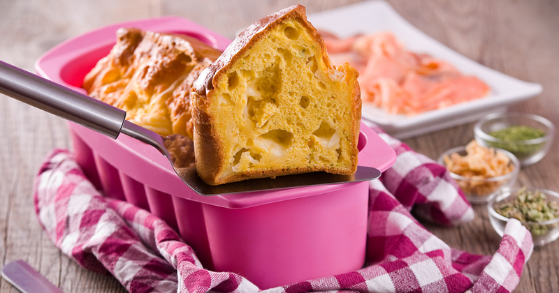 Cake au tarama et au saumon fumé