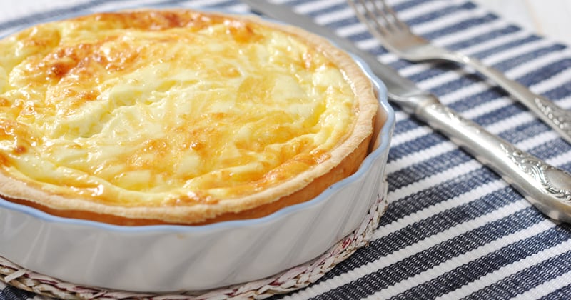 Quiche au maroilles et aux pommes de terre