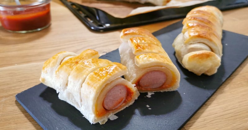 Hot dog feuilletés