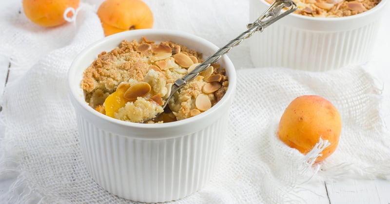 Crumble de courgettes au fromage de chèvre