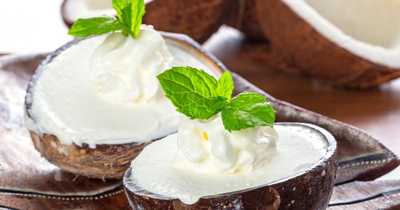 Glace à la noix de coco