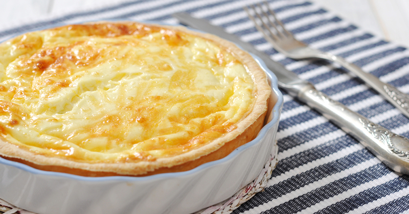 Quiche lorraine allégée