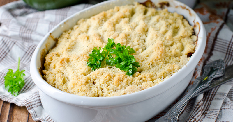 Crumble d'épinards à la ricotta