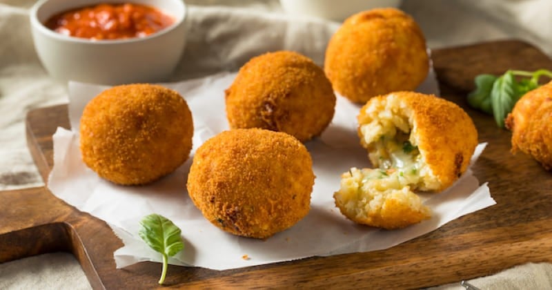 Arancini au basilic