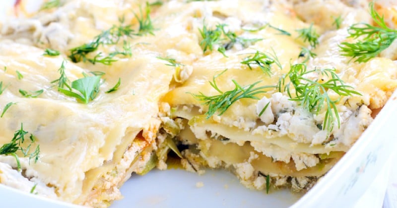 Lasagnes de courgettes et ricotta