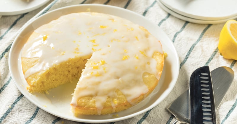 Gâteau au chocolat blanc et citron