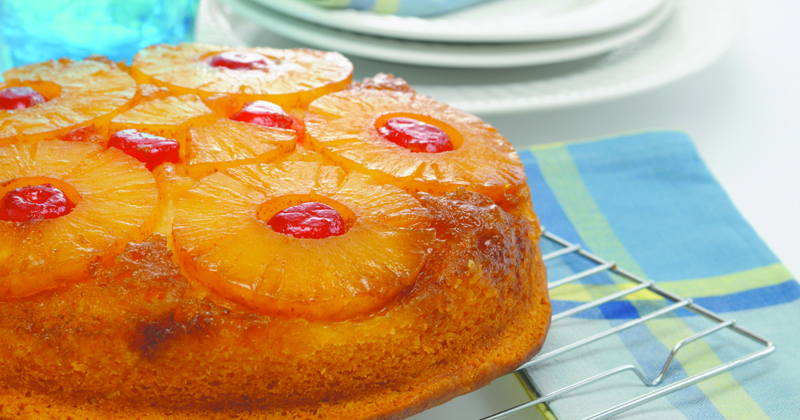 Gâteau caramélisé à l'ananas