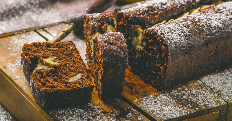 Banane bread au chocolat aux noix de pécan