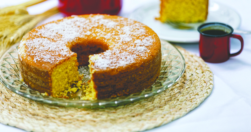 Gâteau à la noix de coco et au rhum