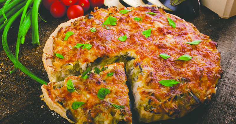 Quiche sans pâte et healthy à la ratatouille