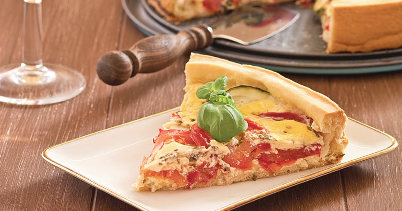 Quiche healthy aux légumes