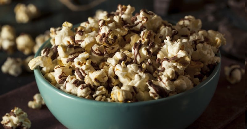 Pop-corn chocolat vanille