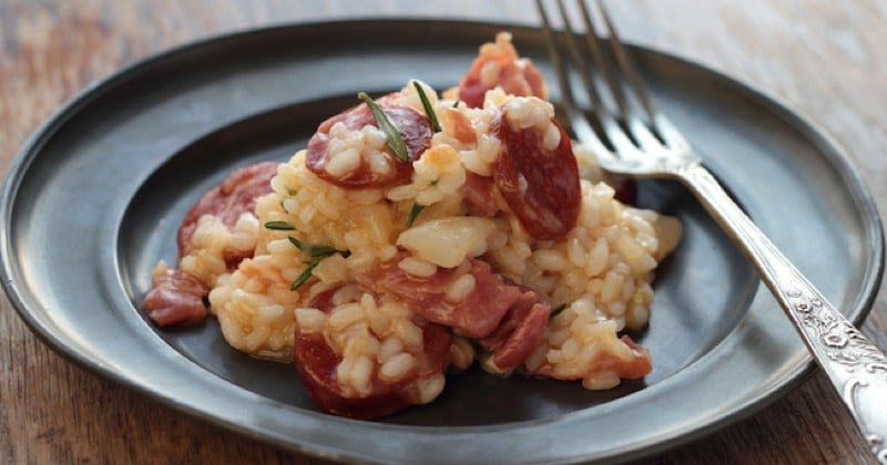 Risotto aux saucisses