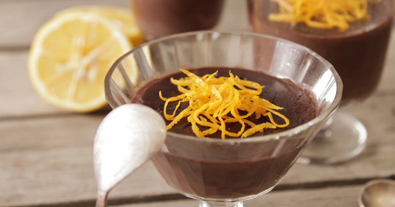 Mousse au chocolat praliné et rhum