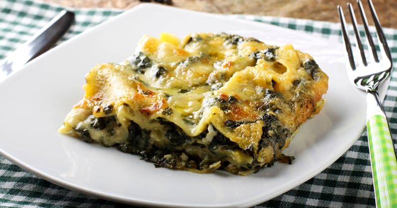 Lasagnes à la ricotta et aux épinards