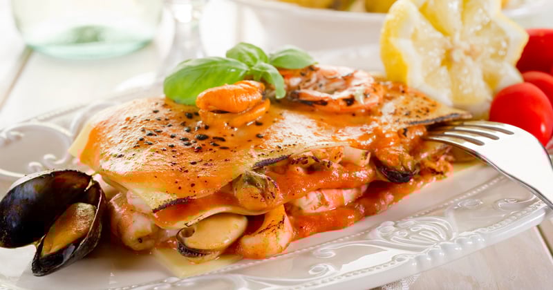 Lasagnes aux fruits de mer