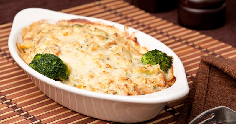 Lasagnes aux brocolis et lapin