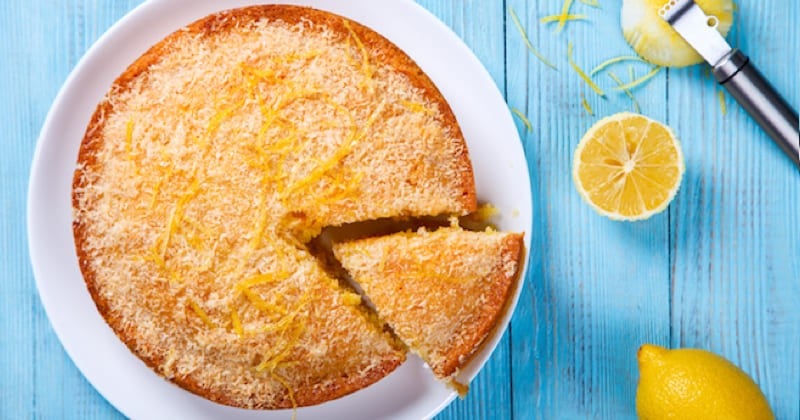 Gâteau au citron et noix de coco