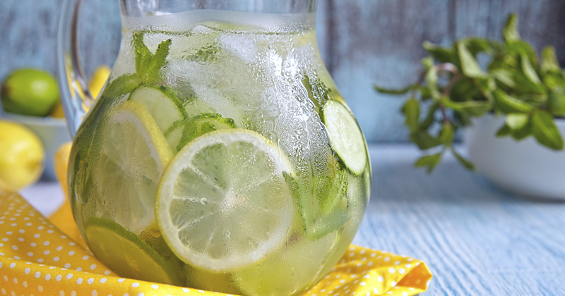 Sangria au melon et concombre