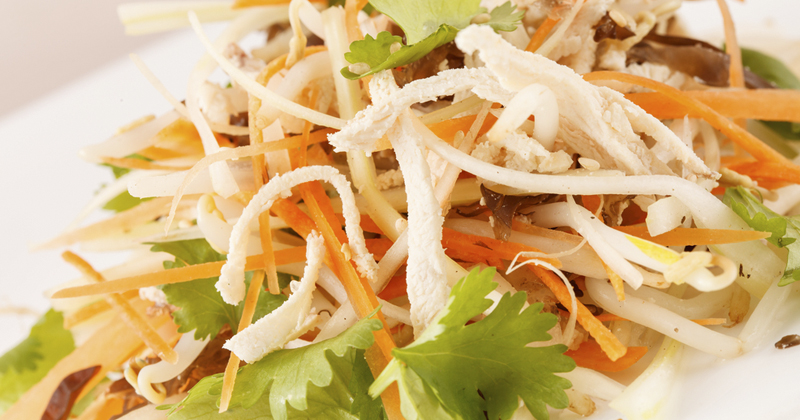 Salade de poulet et soja